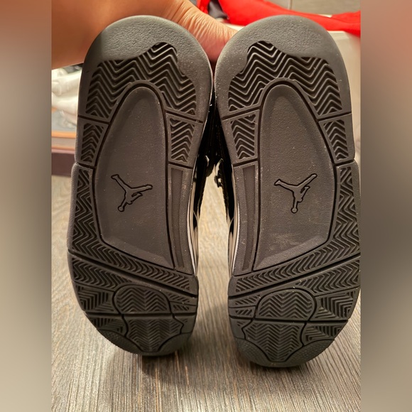 Jordan 4 11Lab4 Black Patent Leather Style - size 9 men’s - Picture 7 of 8